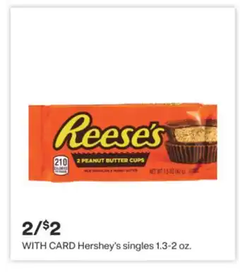 CVS Hershey's singles 1.3-2 oz offer