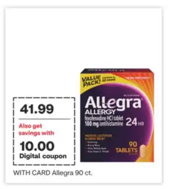CVS Allegra 90 ct offer