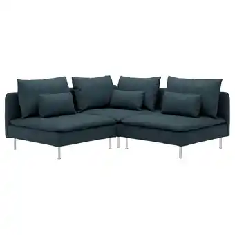 Ikea SÖderhamn Sectional, 3-seat corner, Hillared dark blue offer