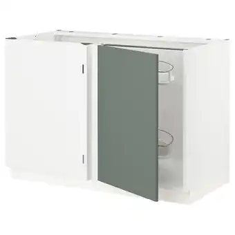 Ikea Sektion Corner base cab w pull-out fitting, white/bodarp gray-green, 47x24x30 offer