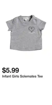 TJ Maxx Infant Girls Solemates Tee offer
