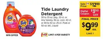 ShopRite Laundry Detergent offer