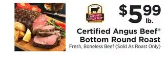 ShopRite Bottom Round Roast offer