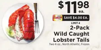 ShopRite 2-Pack Wild Caught Lobster Tails offer