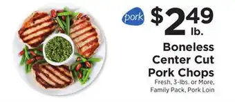 ShopRite Boneless Center Cut Pork Chops offer