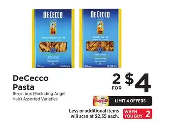 ShopRite Pasta offer