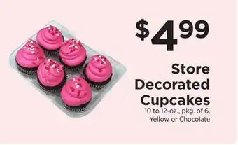 ShopRite Store Decorated Cupcakes offer