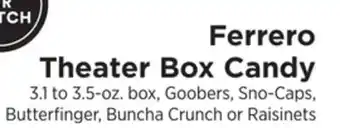 ShopRite Theater Box Candy offer