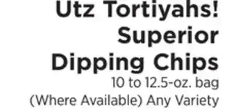 ShopRite Tortiyahs! Superior Dipping Chips offer