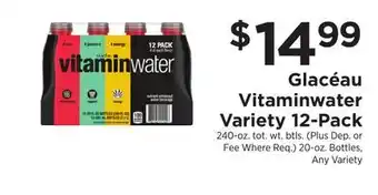 ShopRite Vitaminwater Variety 12-Pack offer