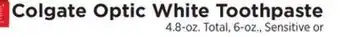 ShopRite Optic White Toothpaste offer