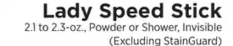 ShopRite Lady Speed Stick offer