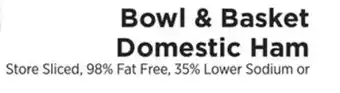 ShopRite Domestic Ham offer