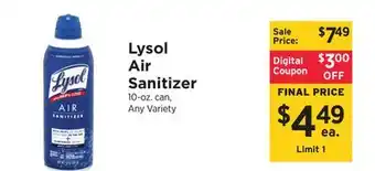 ShopRite Air Sanitizer offer