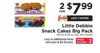 ShopRite Snack Cakes Big Pack offer