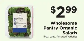 ShopRite Organic Salads offer