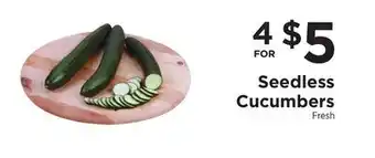 ShopRite Seedless Cucumbers offer