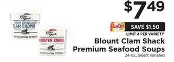 ShopRite Blount Clam Shack Premium Seafood Soups offer