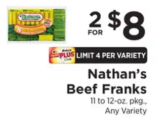 ShopRite Beef Franks offer