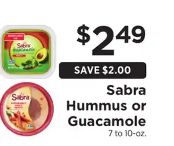 ShopRite Sabra Hummus or Guacamole offer