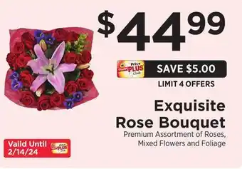 ShopRite Exquisite Rose Bouquet offer