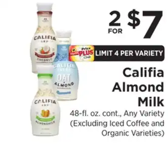ShopRite Almond Milk offer