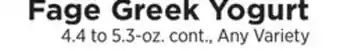 ShopRite Fage Greek Yogurt offer