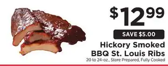 ShopRite Smoked BBQ St Louis Ribs offer