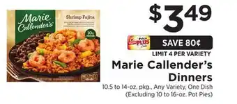 ShopRite Dinners offer