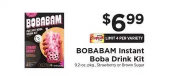ShopRite Instant Boba Drink Kit offer