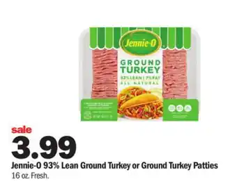 Meijer Jennie-O 93% Lean Ground Turkey or Ground Turkey Patties offer