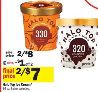 Meijer Halo Top Ice Cream offer