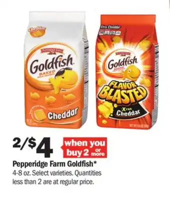 Meijer Pepperidge Farm Goldfish offer