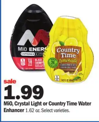 Meijer MiO, Crystal Light or Country Time Water Enhancer offer