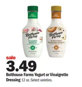 Meijer Bolthouse Farms Yogurt or Vinaigrette Dressing offer