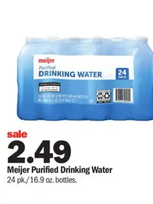 Meijer Meijer Purified Drinking Water offer