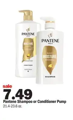 Meijer Pantene Shampoo or Conditioner Pump offer