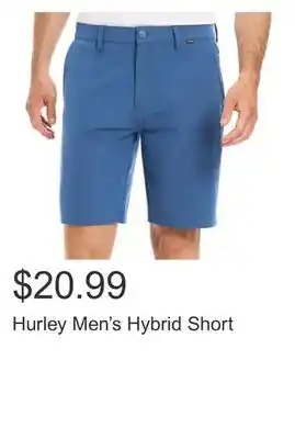 Costco Hurley Men's Hybrid Short offer