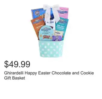 Costco Ghirardelli Happy Easter Chocolate and Cookie Gift Basket offer
