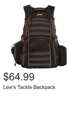 Costco Lew's Tackle Backpack offer