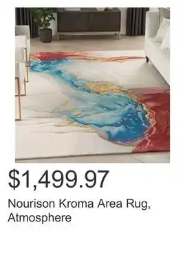 Costco Nourison Kroma Area Rug, Atmosphere offer