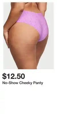 Victoria's Secret No-Show Cheeky Panty offer