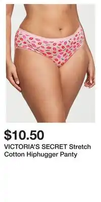 Victoria's Secret VICTORIA'S SECRET Stretch Cotton Hiphugger Panty offer