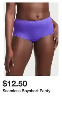 Victoria's Secret Seamless Boyshort Panty offer