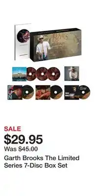 Cabela's Garth Brooks The Limited Series 7-Disc Box Set offer