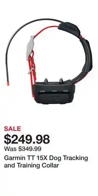 Cabela's Garmin TT 15X Dog Tracking and Training Collar offer
