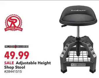 Runnings BLACK DIAMOND Adjustable Height Shop Stool offer