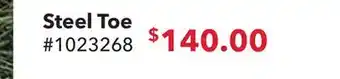 Runnings Steel Toe offer