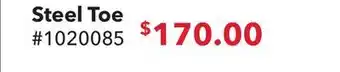 Runnings Steel Toe offer