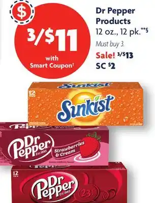 Family Dollar Dr Pepper Products offer